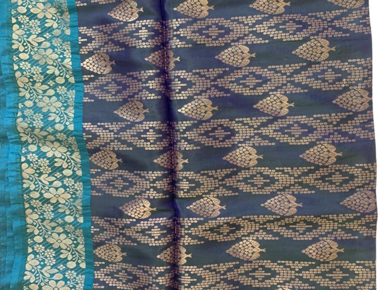 Blue Kanjeevaram Silk Saree