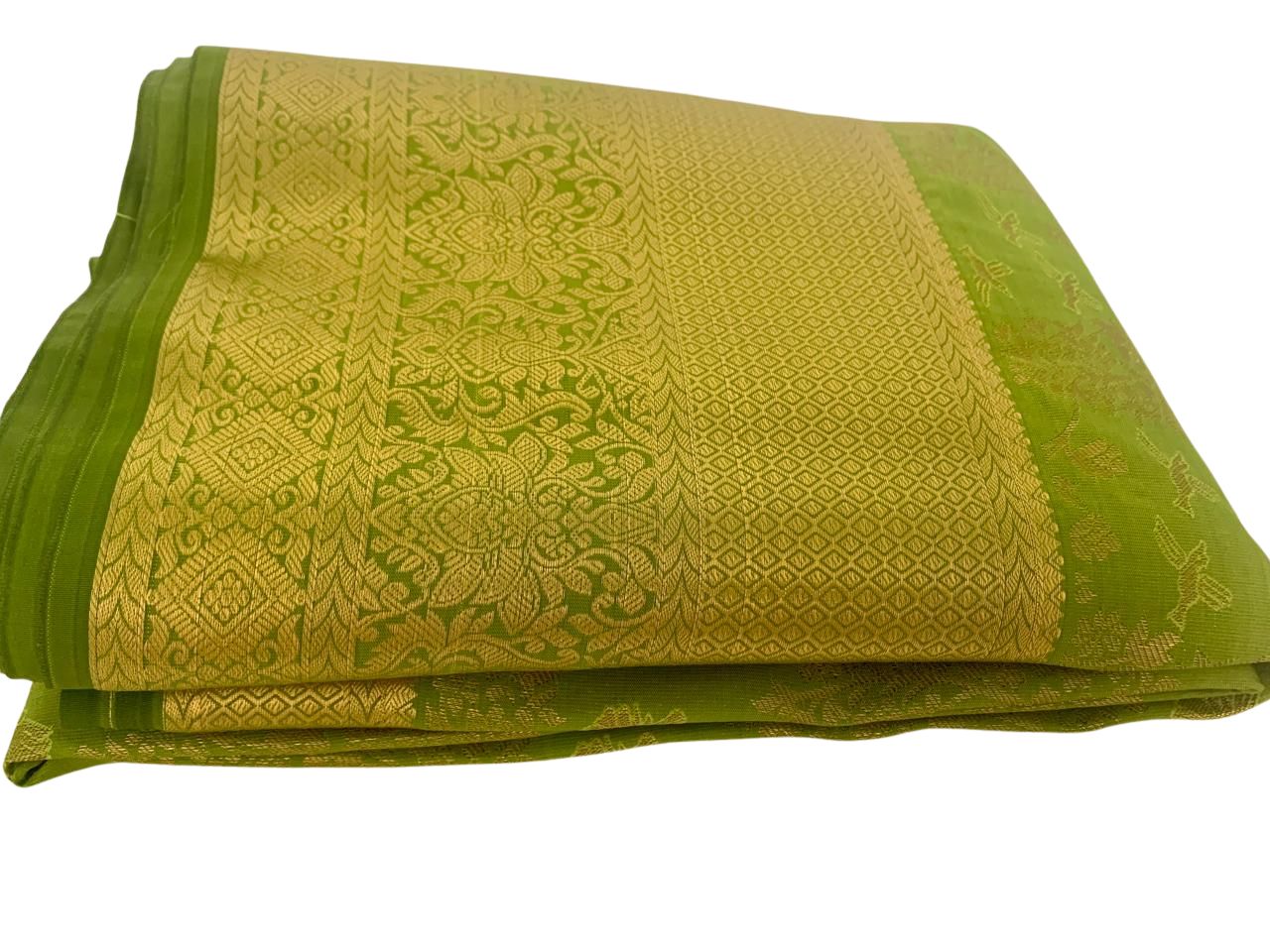 Light Green Kanjeevaram Silk Saree