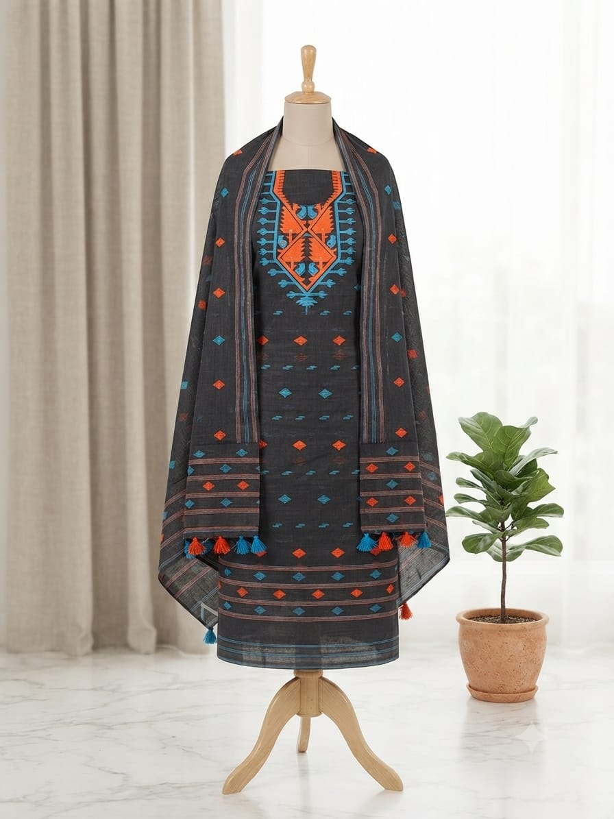 Jamdani Salwar Suit Piece