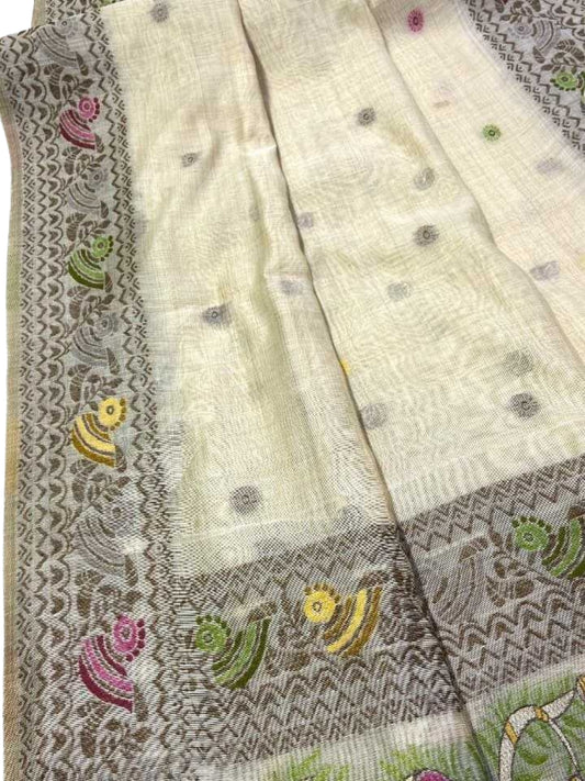 GRACEFUL JAMDANI COTTON SAREE WEAVE