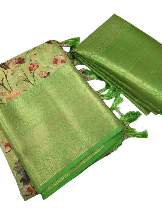 KOTA SILK SAREE WITH PAITHANI BORDER