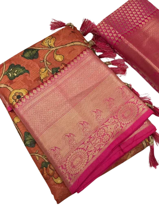 KOTA SILK SAREE WITH PAITHANI BORDER