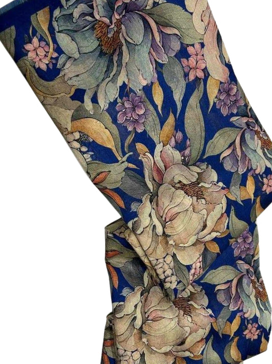 Tussar Kalamkari Saree