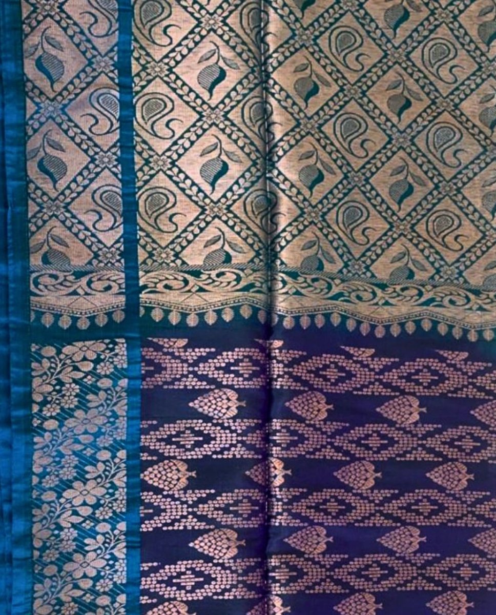 Blue Kanjeevaram Silk Saree - GET ESSENTIAL