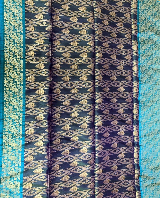 Blue Kanjeevaram Silk Saree - GET ESSENTIAL