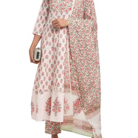 COTTON KURTA SET WITH JAIPUR PRINTS
