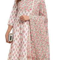 COTTON KURTA SET WITH JAIPUR PRINTS