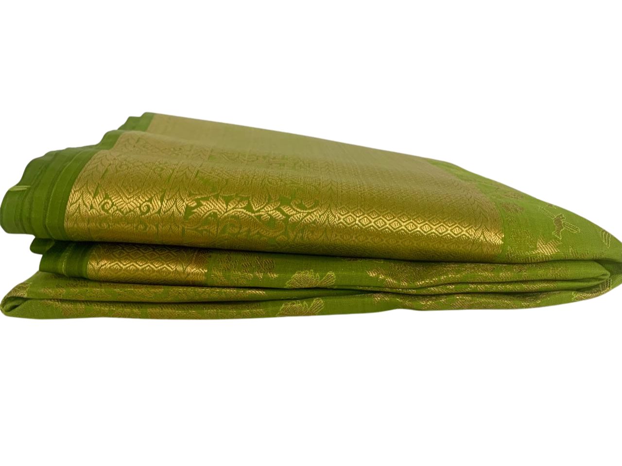 Light Green Kanjeevaram Silk Saree