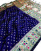 Rich Royal Blue Soft Paithani Silk Saree