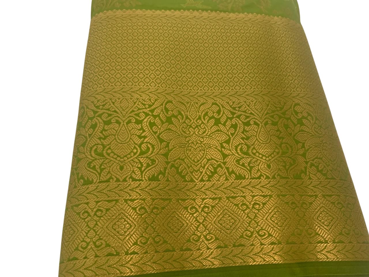 Light Green Kanjeevaram Silk Saree