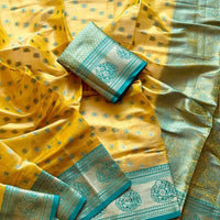 Yellow Tussar Silk