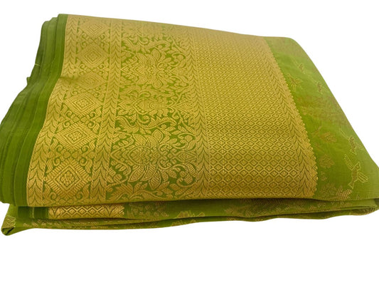 Light Green Kanjeevaram Silk Saree