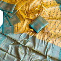 Yellow Tussar Silk