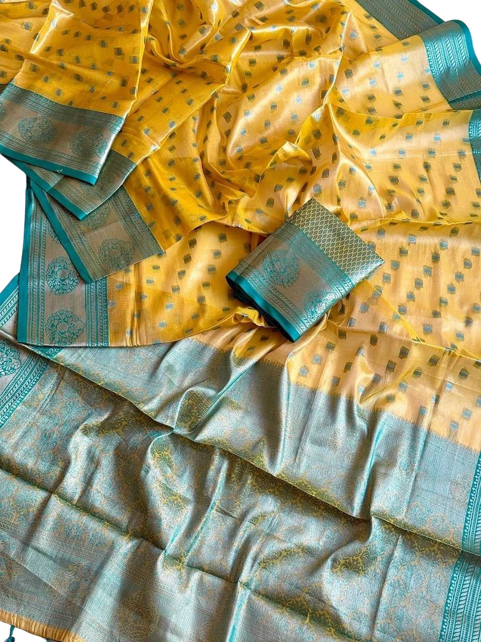 Yellow Tussar Silk