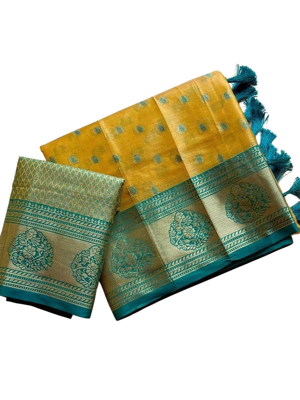 Yellow Tussar Silk