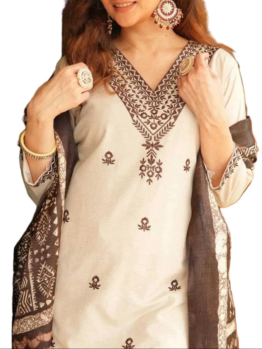 Bhagalpuri Khadi Outfit