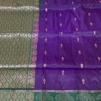 PURPLE & GREEN KANJEEVARAM SILK SAREE