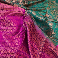 EMERALD GREEN KANJEEVARAM SILK SAREE