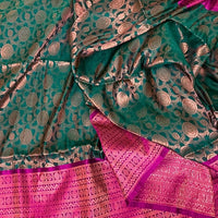 EMERALD GREEN KANJEEVARAM SILK SAREE