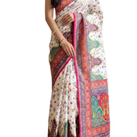 Floral Crepe Saree