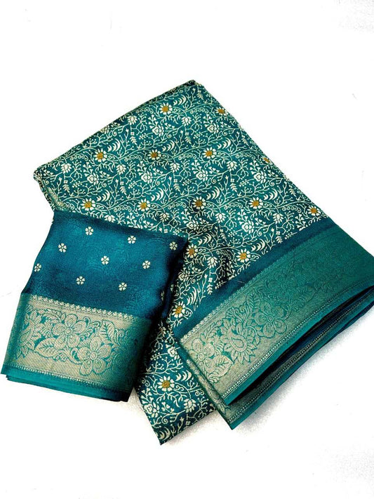 Elegant Georgette Saree with Jacquard Weaving