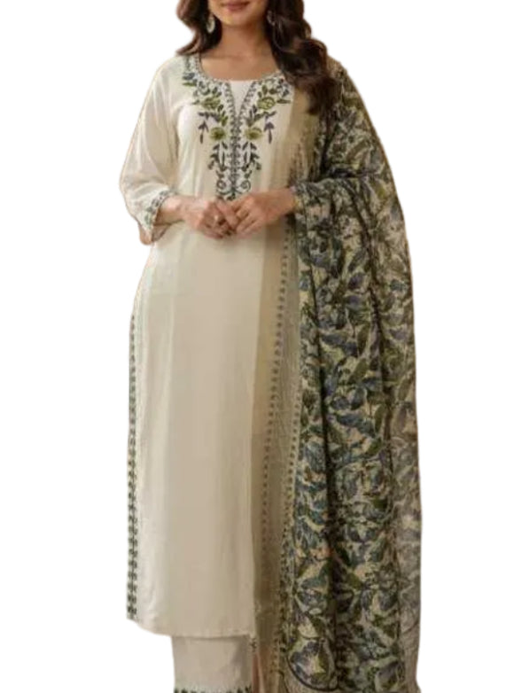 GRACEFUL KHADI KURTI SET