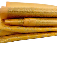 Golden Yellow Kanjeevaram Silk Saree - GET ESSENTIAL