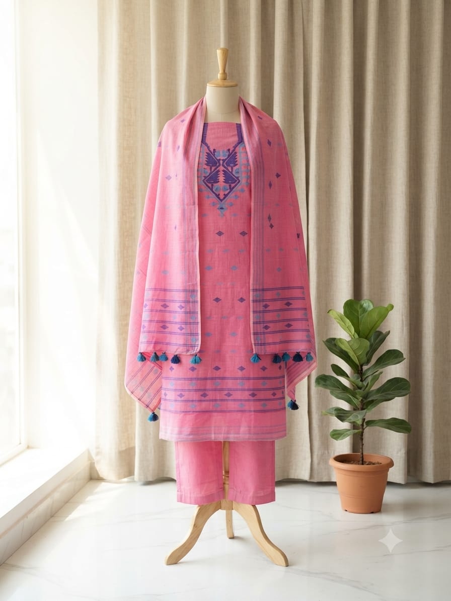 Jamdani Salwar Suit Piece