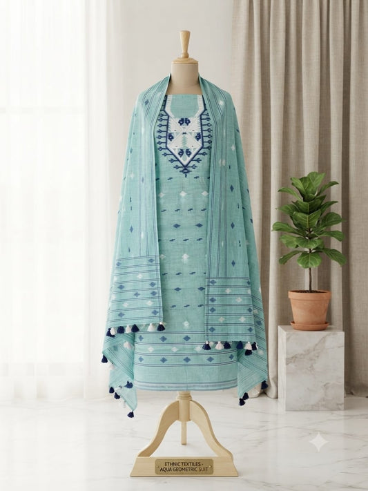 Jamdani Salwar Suit Piece - GET ESSENTIAL