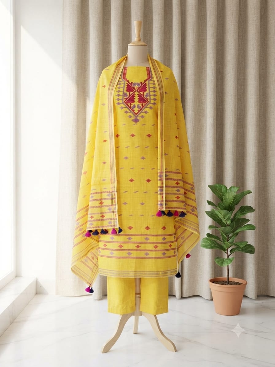 Jamdani Salwar Suit Piece