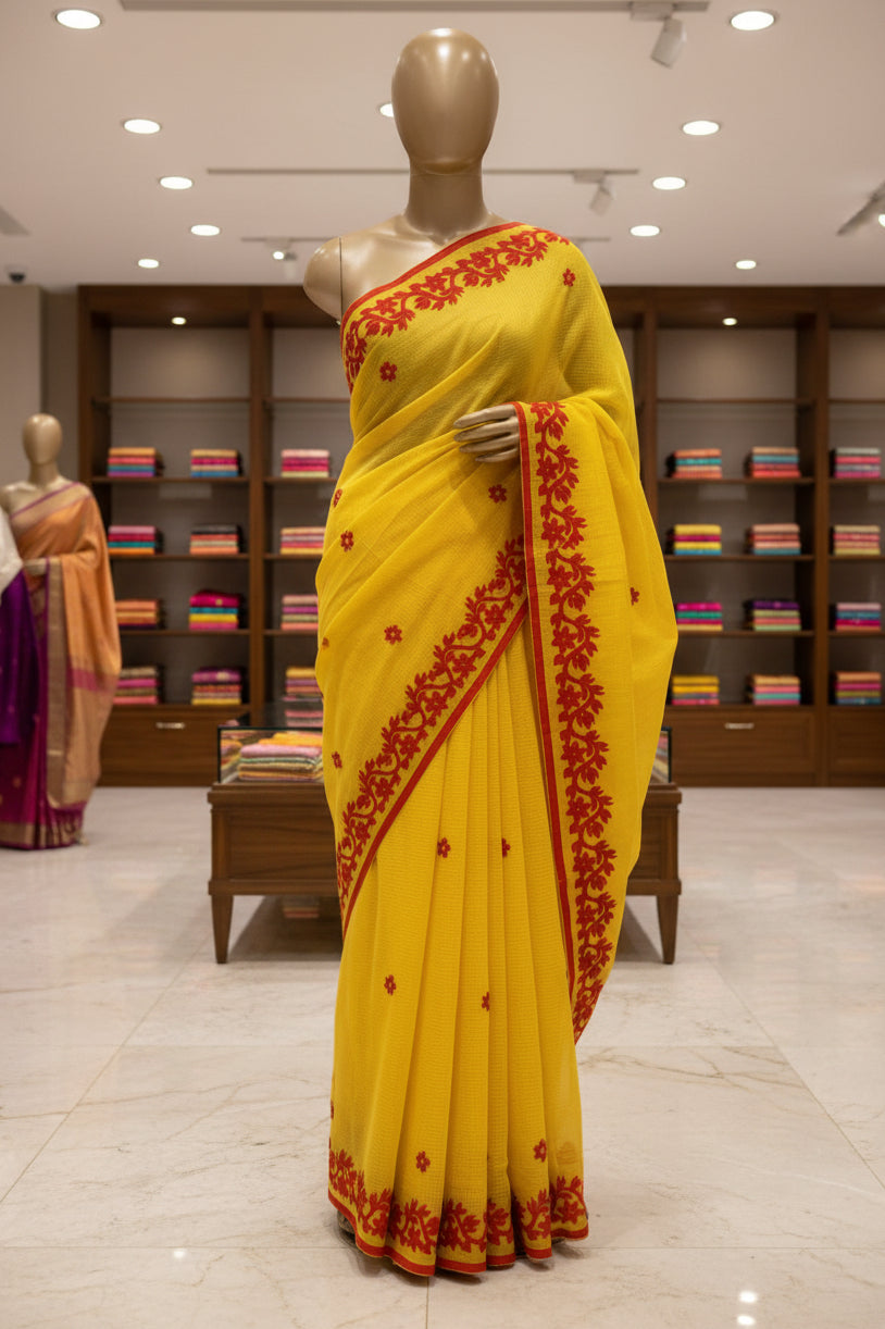 Resham Kota work saree