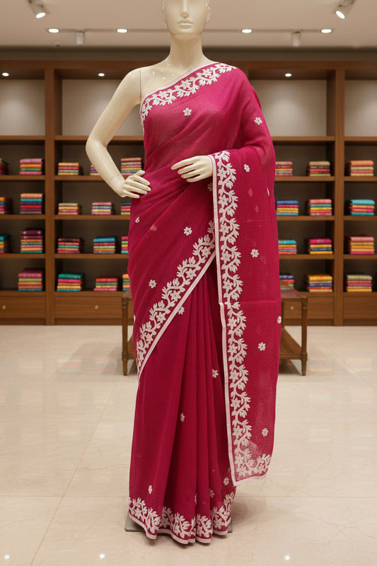 Resham Kota work saree