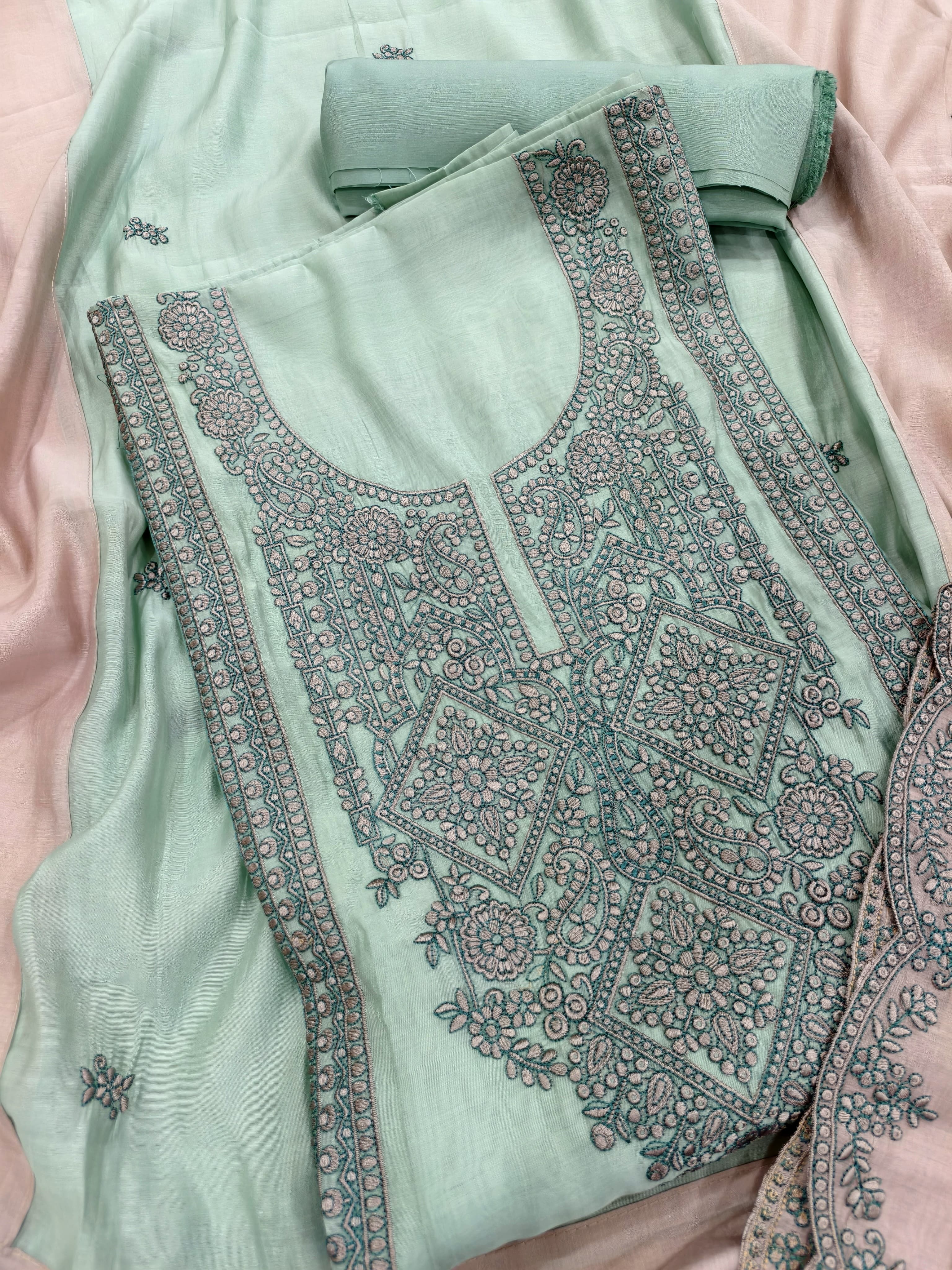 MODAL MUL EMBROIDERY SUIT