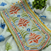 IKKAT PRINT MAHESHWARI DRESS MATERIAL