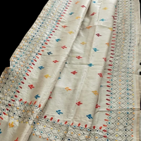 CHANDERI PHILKARI WORK SAREE