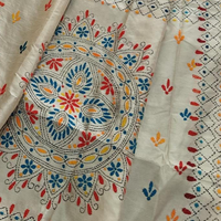 CHANDERI PHILKARI WORK SAREE