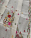 HAND EMBROIDERY KOTA CHECKS SAREE