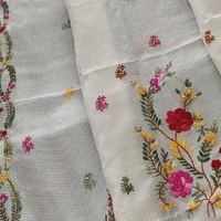 HAND EMBROIDERY KOTA CHECKS SAREE