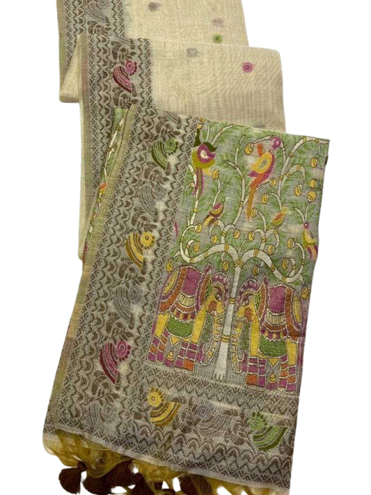 GRACEFUL JAMDANI COTTON SAREE WEAVE