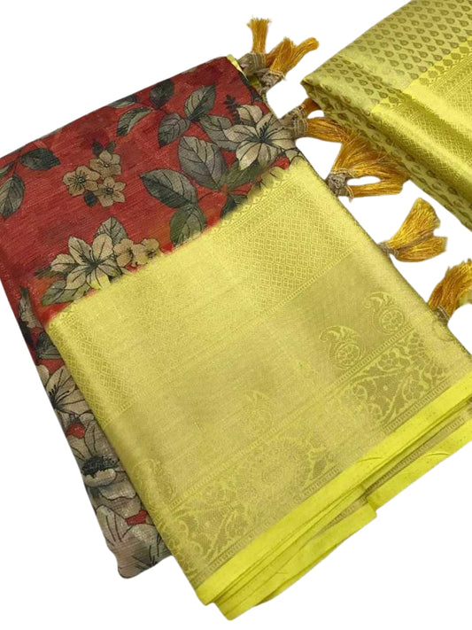 KOTA SILK SAREE WITH PAITHANI BORDER