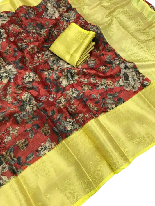 KOTA SILK SAREE WITH PAITHANI BORDER