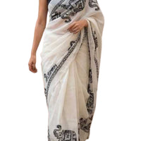 Linen Saree