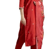 RAYON SLUB KURTI SET 