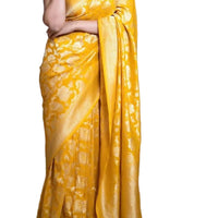 Soft Silk Lichi Silk Saree with Jacquard Work