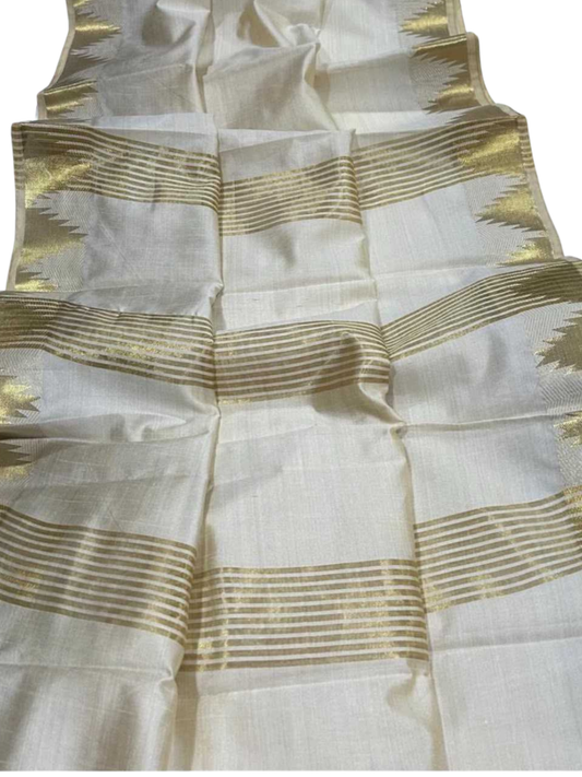 TUSSAR SILK SAREE WITH  ELEGANCE