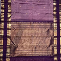 Kanchipuram Pattu Lavender & Deep Purple Saree