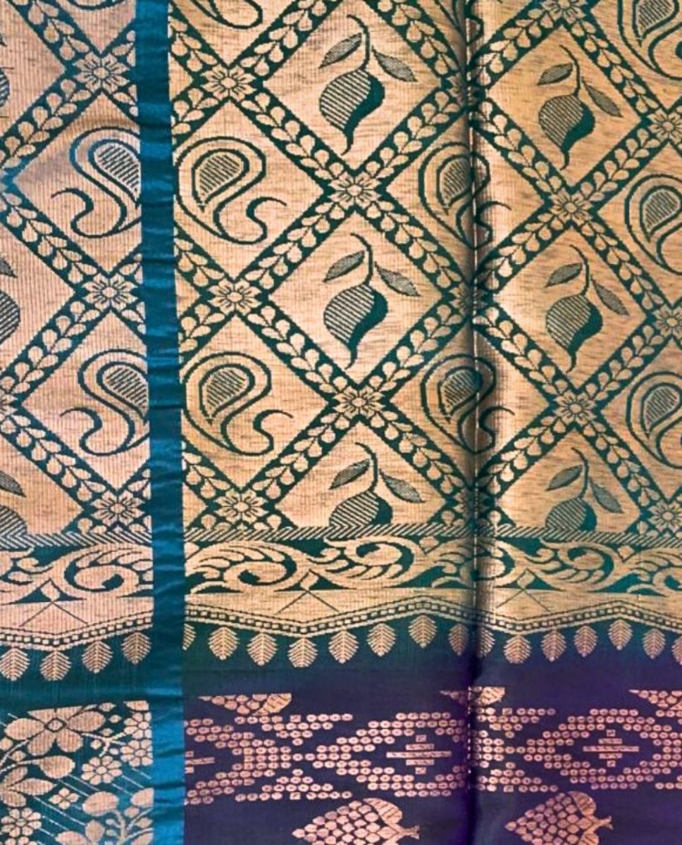 Blue Kanjeevaram Silk Saree - GET ESSENTIAL