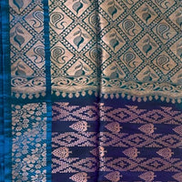 Blue Kanjeevaram Silk Saree - GET ESSENTIAL