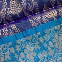 Blue Kanjeevaram Silk Saree - GET ESSENTIAL