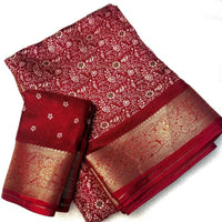 Elegant Georgette Saree with Jacquard Weaving